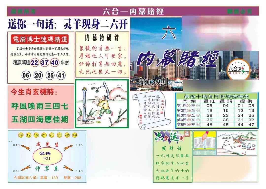 039期内幕赌经[图]